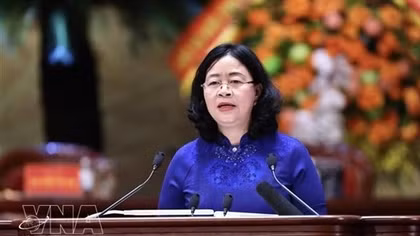 Bui Thi Minh Hoai re-elected President of Vietnam Fatherland Front Central Committee for 2026-2031