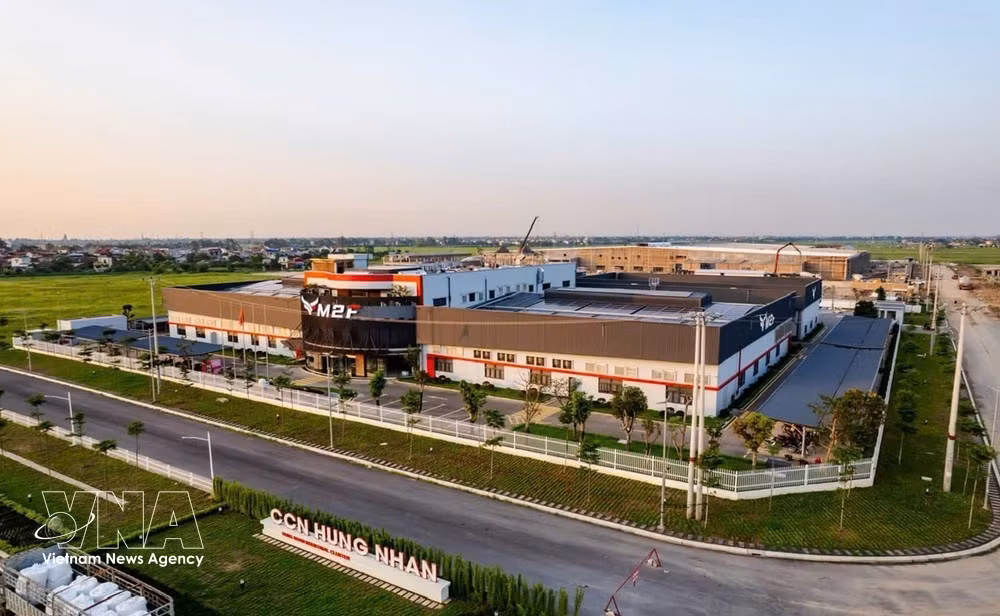 Hung Nhan Industrial Cluster in Hung Yen province. (Photo: VNA)