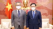 Top legislator hosts Japanese Ambassador