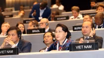 Top legislator attends IPU-138 general debate on migrants, refugees