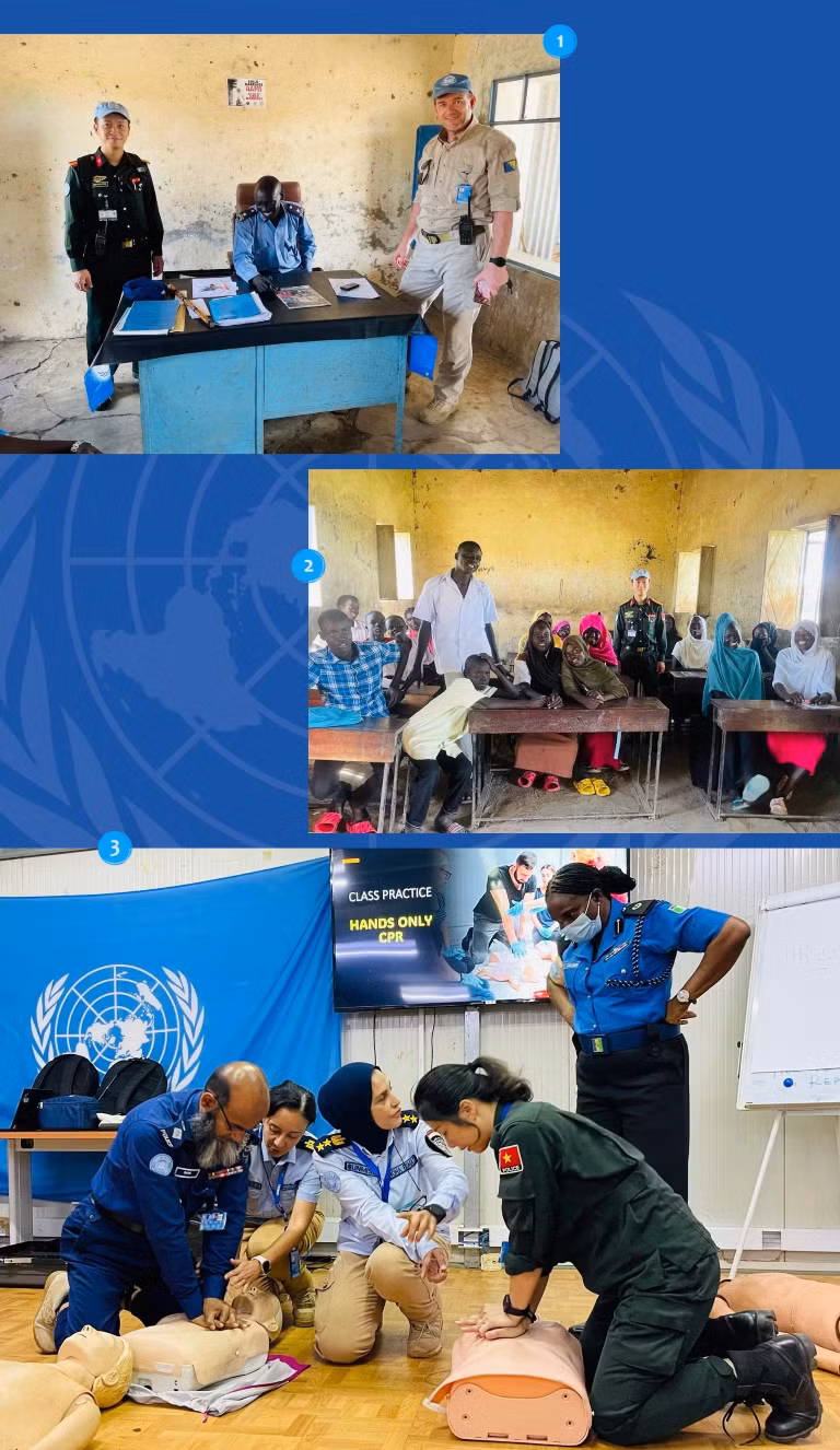 Vietnam's active and responsibe participation in UN peacekeeping activities.