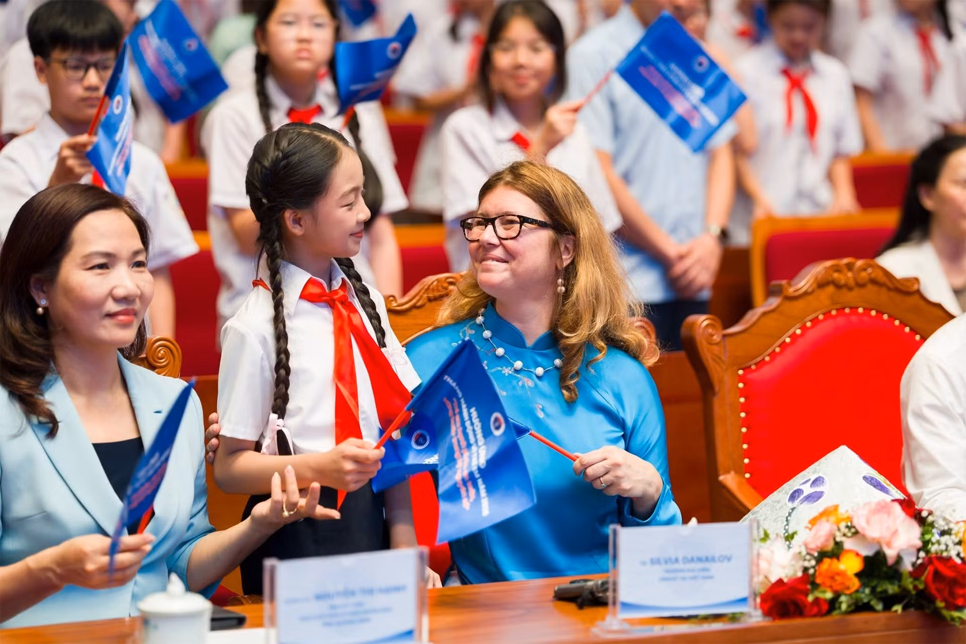 Launching ceremony for the Month of Action for Children with the theme "Happy, Safe, and Confident Children in the Digital Age". Photo: UN