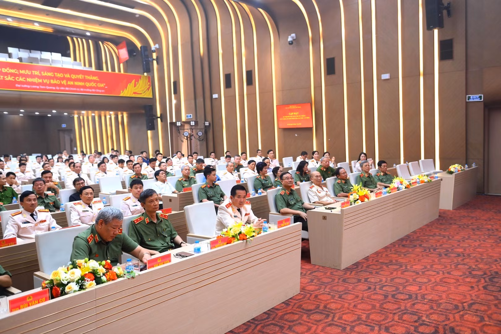 Delegates attend the event.