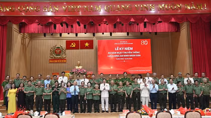 HCMC Police celebrate 80th Anniversary of People’s Security Force