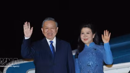 Top leader and spouse depart for Denmark, European Union and Belgium