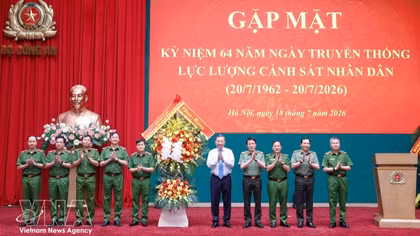 Top leader asks for building stronger, more modern people's police force
