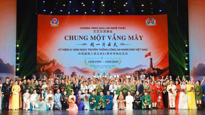 Art exchange cultivates friendship between Vietnamese and Chinese Ministries of Public Security