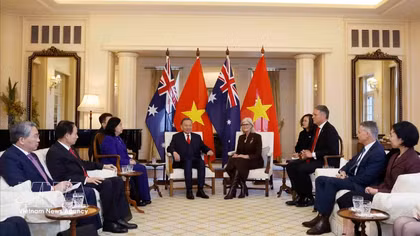 Top Vietnamese leader meets with Australian Governor-General