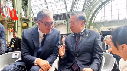 Vietnam's top leader meets foreign leaders on sidelines of International Space Summit