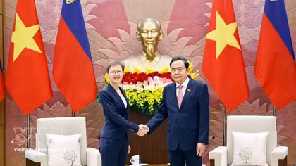 National Assembly President Tran Thanh Man meets with Liechtenstein PM Brigitte Haas