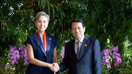 Minister Luong Tam Quang meets with Singapore’s Minister for Digital Development and Information