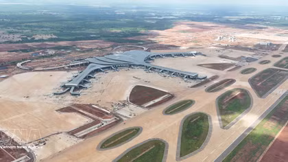 Major works at Long Thanh International Airport gather pace towards completion