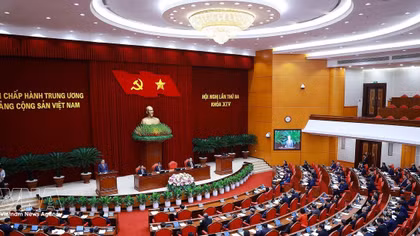 Party Central Committee's third meeting opens in Hanoi