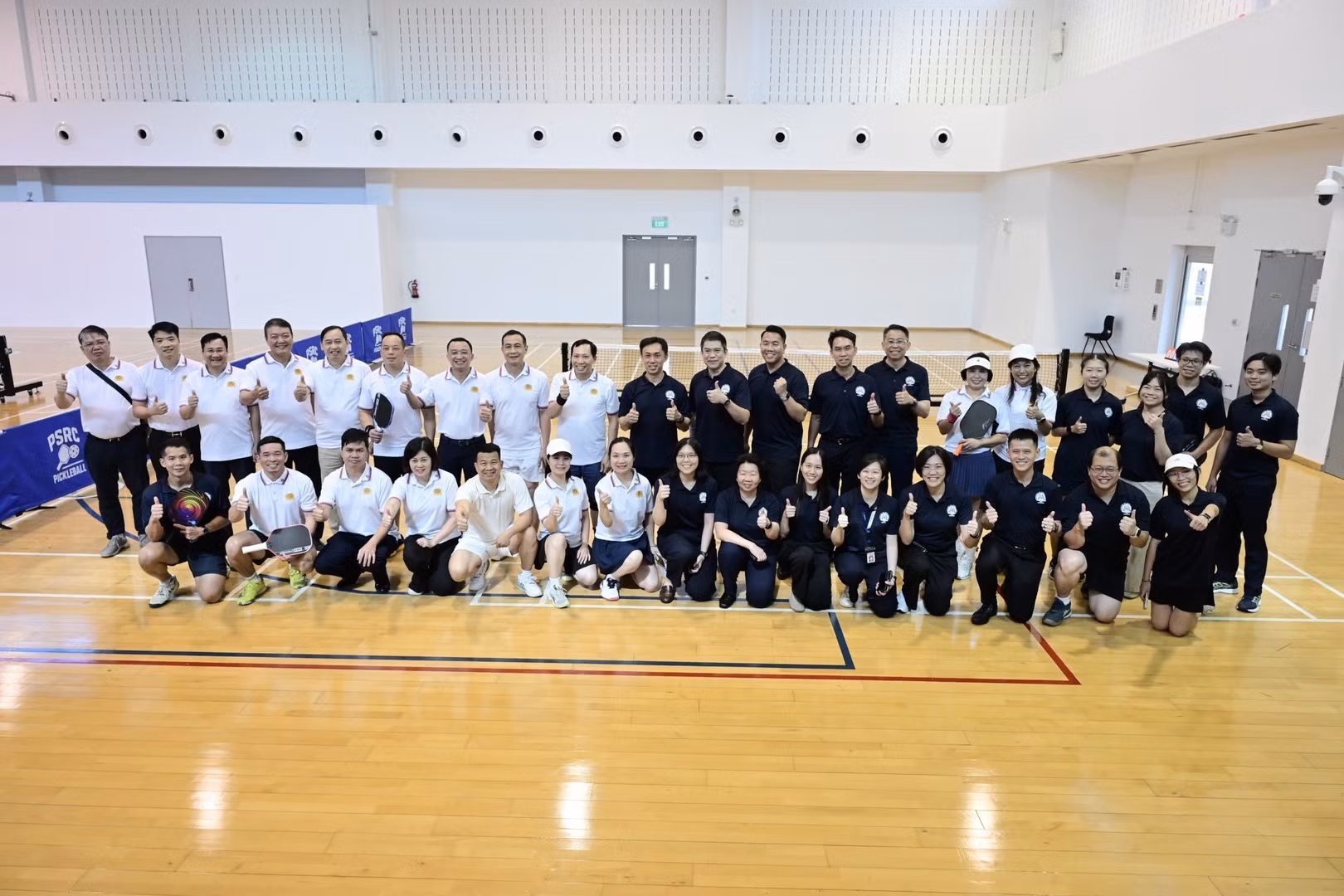 Sport exchange activities take place.