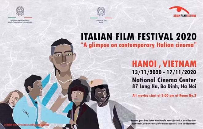 Poster of the Italian Film Festival 2020.