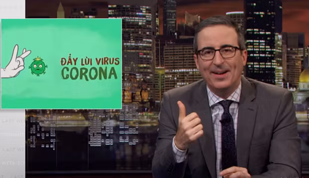 People were encouraged to join the hand-washing dance “Ghen Co Vy” (Jealous Coronavirus) – which has been praised on the “Last Week Tonight with John Oliver”, an American late-night talk and news satire television programme. (Screenshot photo)