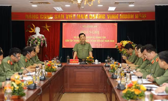 Lieutenant General Nguyen Van Son, Deputy Minister of Public Security, speaking at the event. Lieutenant General Nguyen Van Son, Deputy Minister of Public Security, speaking at the event.