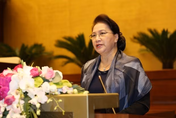 National Assembly Chairwoman Nguyen Thi Kim Ngan at the event (Photo: VNA)
