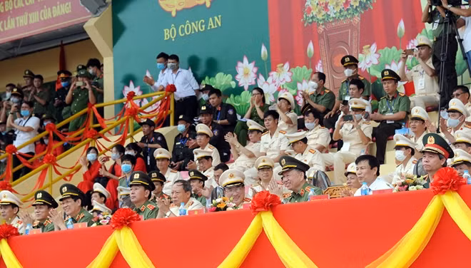 Delegates at the opening ceremony.