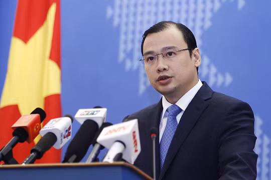 Foreign Ministry spokesperson Le Hai Binh.