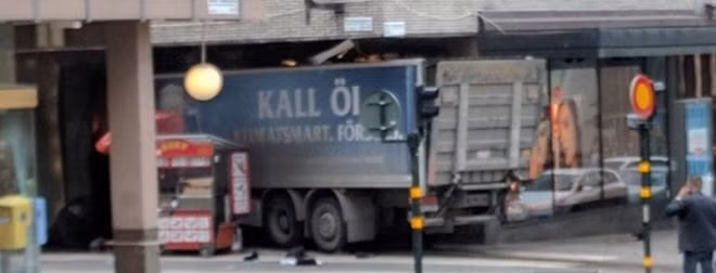 A witness by the name of Dimitris told Aftonbladet that he saw at least two people run over by the vehicle.