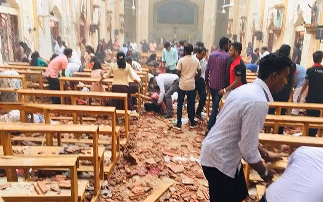 Over 200 killed, hundreds injured in series of blasts at Sri Lankan hotels & churches.