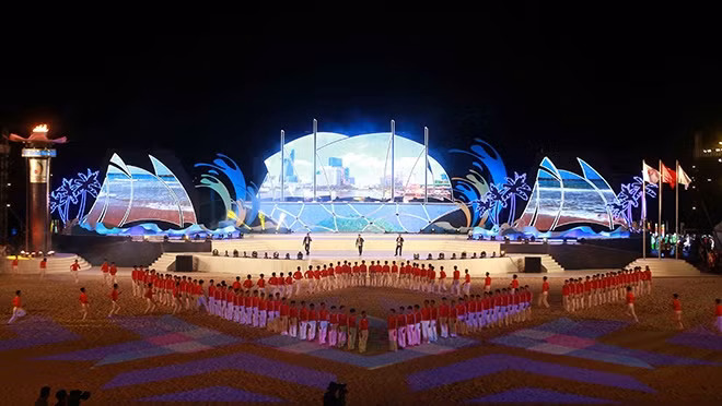 The closing ceremony of the 5th Asian Beach Games