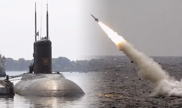 A Russian submarine has destroyed several targets in Syria with a barrage of Kalibr cruise missiles