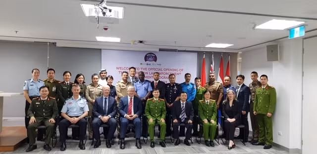 Delegates and trainees at the opening ceremony of ARLEMP 48.