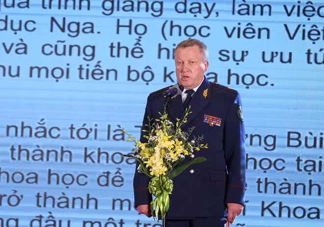 Major-General Alexander Yakovlevich Grishko, principal of the Academy of Law and Penal Management under the Russian Federal Penitentiary Service.