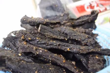 Dried food.