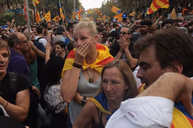 The crisis has now reached a new and possibly dangerous level as independence supporters have called for a campaign of disobedience. Immediately after news of the vote, Spanish shares and bonds were sold off, reflecting business concern over the turmoil.