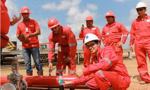 PetroVietnam workers in Venezuela. Photo by VnExpress