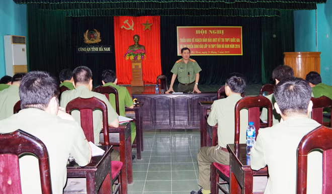 Ha Nam deploy efforts to ensure safety for the upcoming national exams.