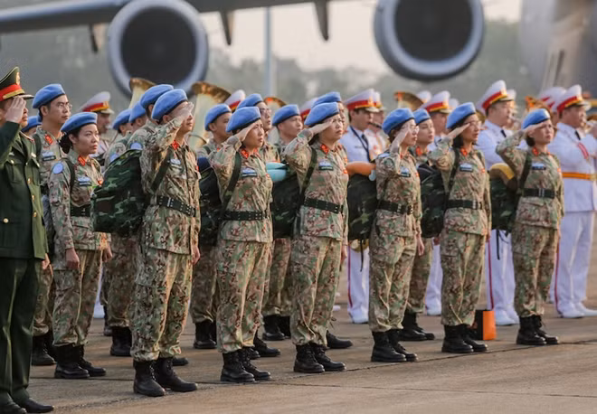 Flag Ceremony before deployment.