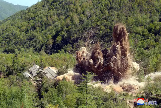 North Korea announced it had completely dismantled its Punggye-ri nuclear test facility “to ensure the transparency of discontinuance of nuclear test”.