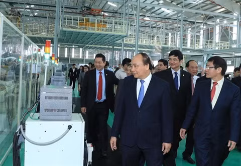 PM attends inaugural ceremony of Thaco Mazda plant.