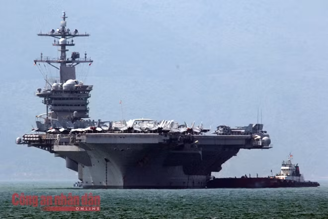 USS Carl Vinson (CVN 70) arrived in Da Nang, Vietnam, for a scheduled port call March 5, marking the first time a U.S. aircraft carrier has visited the country in more than 40 years.