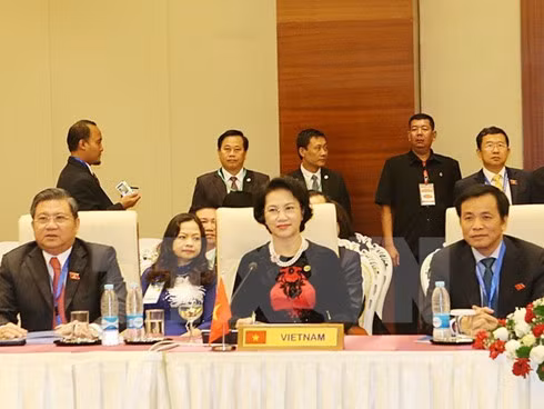 National Assembly Chairwoman Nguyen Thi Kim Ngan at the event