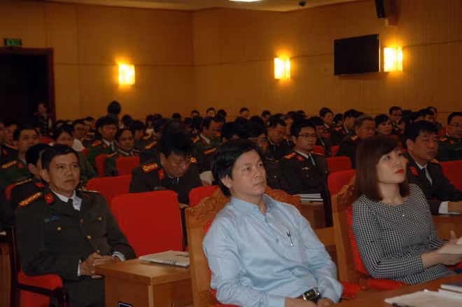 At the event.