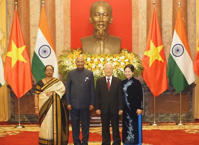 Vietnam and India set up their diplomatic relation on January 7, 1972. In 2007, the relationship between the two nations was elevated to a level of strategic partnership, with a focus on politics-diplomacy, national defence-security, economy-trade, energy, science-technology and culture-education.