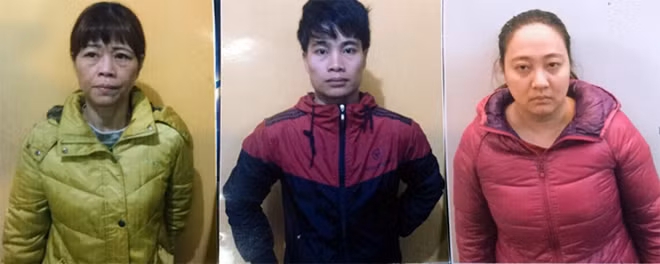 Le Thi Thi, Hoang Van Tuan and Nguyen Dieu Linh.