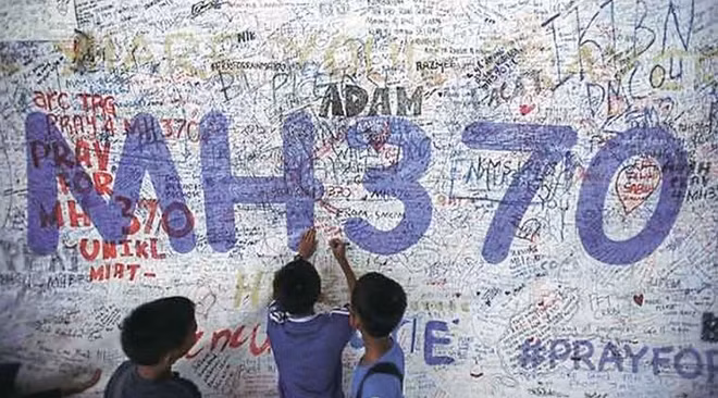The Malaysian airline MH370 disappeared in March 2014 with 239 people on board. (Source: Reuters)