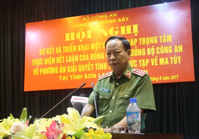 Deputy Minister Le Quy Vuong speaking at the event.