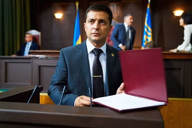 Volodymyr Zelenskiy.