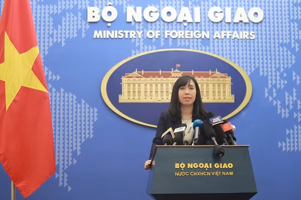 Spokesperson of the Ministry of Foreign Affairs (MOFA) Le Thi Thu Hang