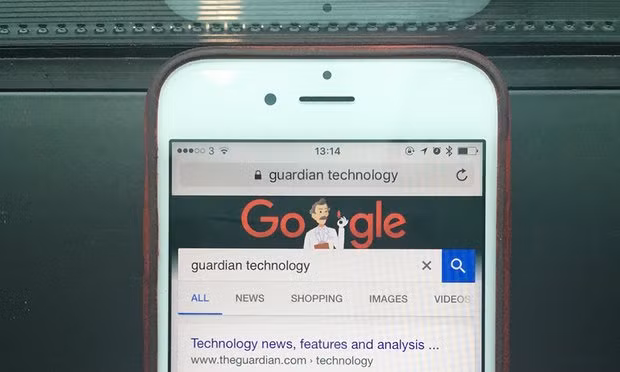 The most up-to-date search results could be limited to mobile following Google’s split of its index between desktop and smartphone. Photograph: Sean Anderson for the Guardian