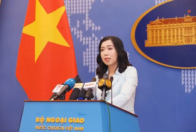 Spokeswoman of the Foreign Ministry Le Thi Thu Hang.