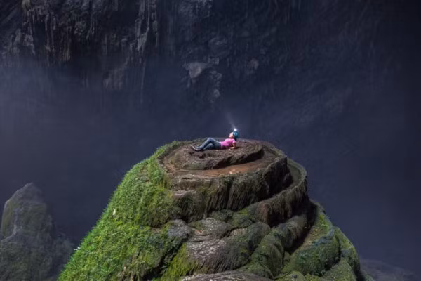Inside Son Doong cave. Photo: NG