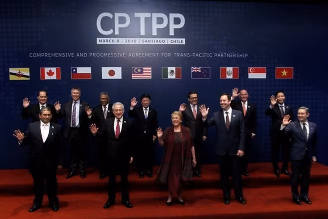 The Comprehensive and Progressive Agreement for Trans-Pacific Partnership (CP TPP) was officially inked in Chile on March 8. Photo: VNA